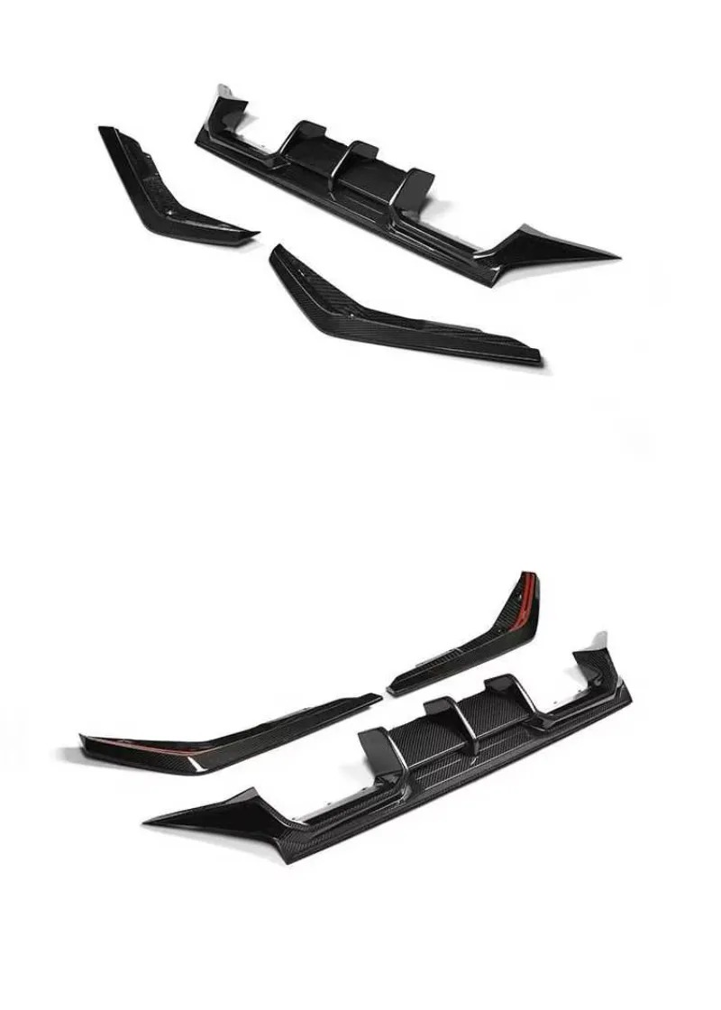 High Quality  Dry Carbon Fiber CT Style Rear Diffuser for G87 M2 Coupe  2023+ Rear Bumper Lip Perfect Fitment
